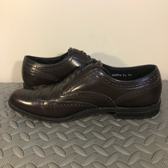 Florsheim Mens Lexington Oxford Wingtip Dress Shoe - Picture 4 of 8